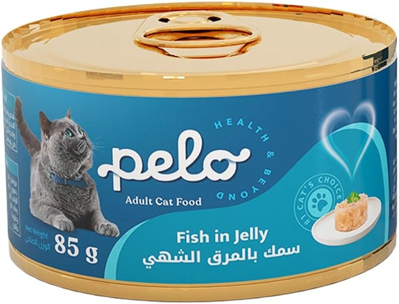 PELO WET CAT FOOD FISH 85G - Image 1
