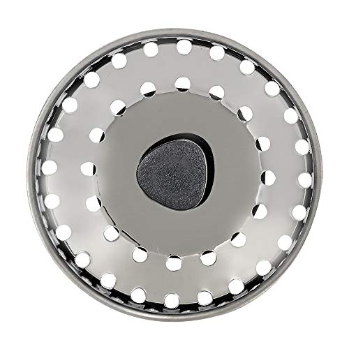 EZ-FLO Replacement Basket, Rubber Pronged Bottom, Stainless Steel, Fits 3-1/2 in Drains and Sterling Sinks, EZ-30057 - Image 2