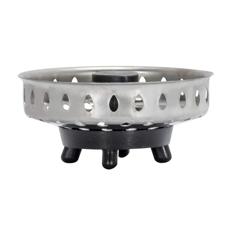 EZ-FLO Replacement Basket, Rubber Pronged Bottom, Stainless Steel, Fits 3-1/2 in Drains and Sterling Sinks, EZ-30057 - Image 5