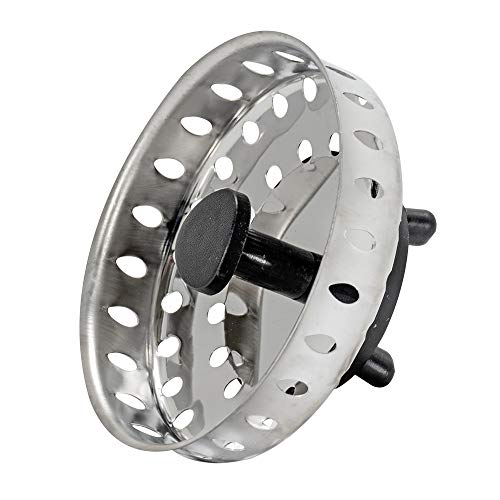 EZ-FLO Replacement Basket, Rubber Pronged Bottom, Stainless Steel, Fits 3-1/2 in Drains and Sterling Sinks, EZ-30057 - Image 3