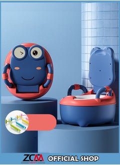 ZCM-HAPPY Classic PVC Cushion Toddler Potty Training Chair With Lid And High Back Support  - Image 1