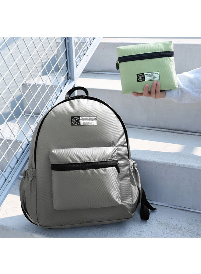 رولستيمي حقيبة ظهر خفيفة الوزن قابلة للتعبئة للنساء والرجال مقاومة للماء قابلة للطي للتنزه والسفر والتخييم ، رمادي - Image 5