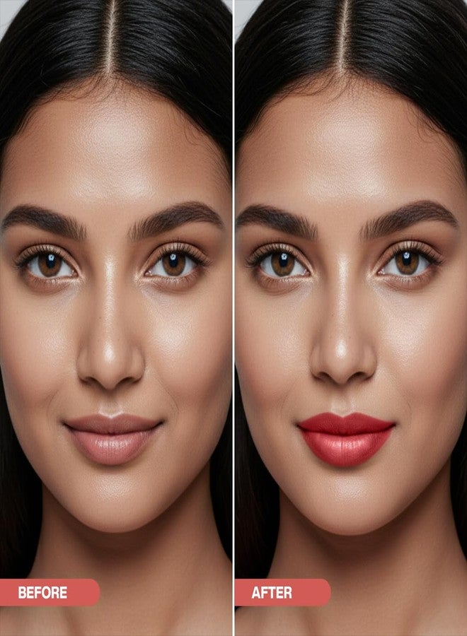 Focallure Watery Transferproof Lip Cream| Long-Lasting| Lightweight| Smudge-Proof| Quick-Drying Lip cream| Pigmented| Moisturizing| Glazed Shine Finish|PK04 Rosy Nude|1.8 gm - Image 5