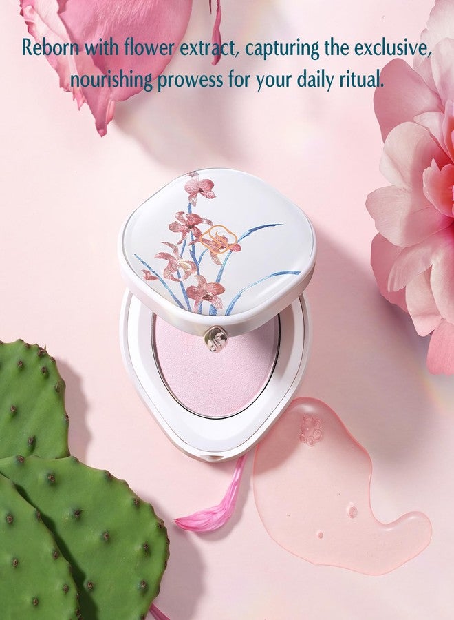 FLORASIS Ethereal Flush Smooth Powder Blush (Ode to Embroidery) (01 Apricot Milk, 1 Count) - Image 2