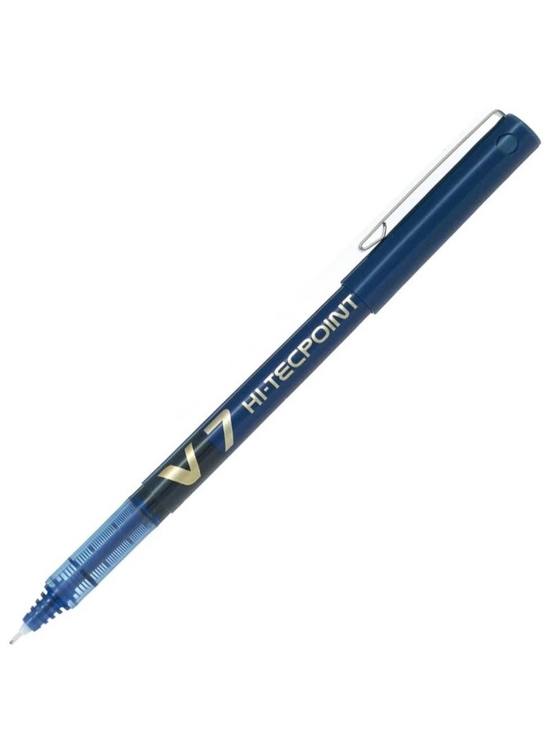 PILOT Pilot BX-V7 Hi-Tecpoint Rollerball Pen Pure Liquid Ink 0.7 mm - Blue  - Image 1
