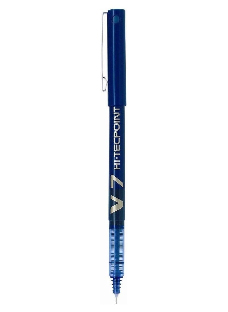 PILOT Pilot BX-V7 Hi-Tecpoint Rollerball Pen Pure Liquid Ink 0.7 mm - Blue  - Image 2