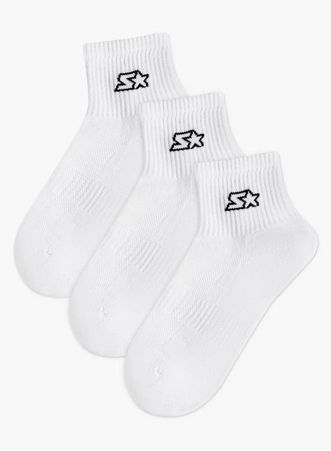 STARTER Starter Men Socks Ankle Length Terry - Set of 3