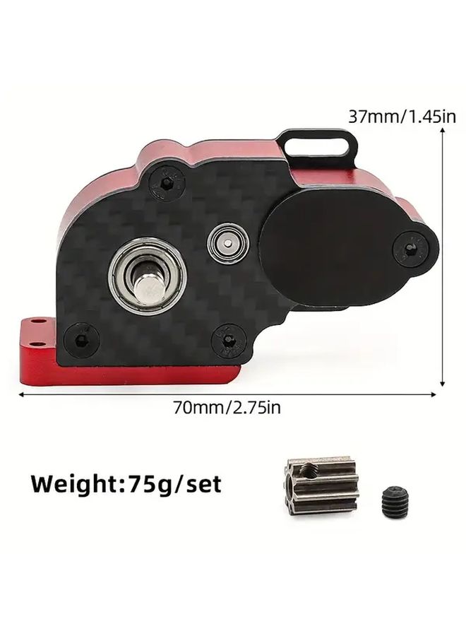 SCX10 Ii 90047 Wraith Aluminum LCG Mid Gearbox Without Battery Black - Image 2