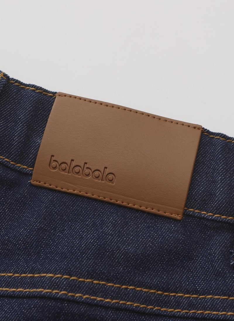 Balabala Kids Boy Denim middle pants - Image 4