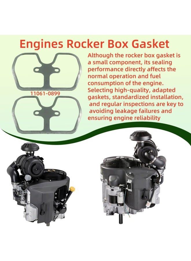 Dgdhf Replacement Rocker Box Gasket 11061-0899 11061-7080 Fits Kawasaki FX751V, FX801V, FX850V Engines (Set of 2) - Image 5