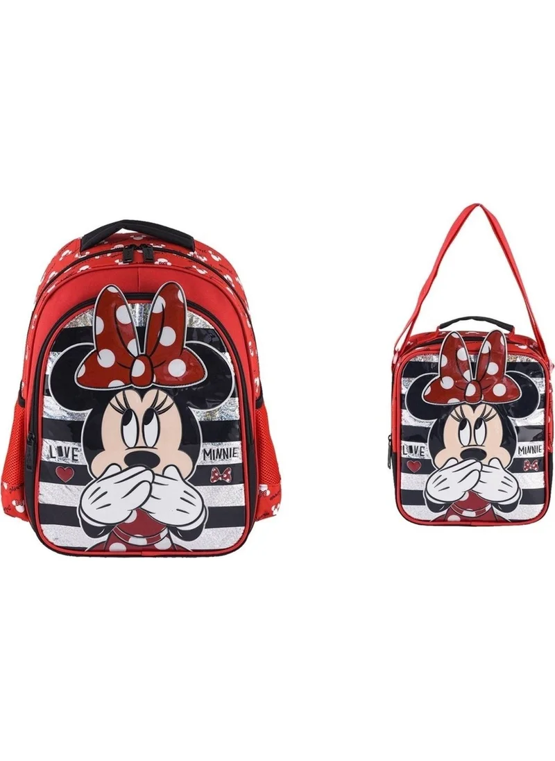 Frocx Minnie Mouse School Bag and Lunchbox