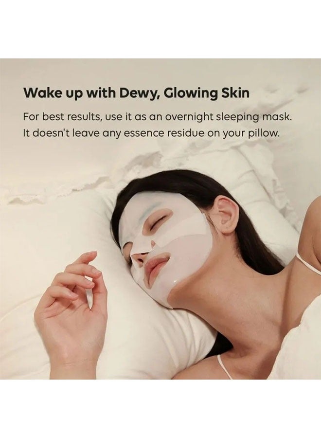 YURHERSU Bio-Collagen Real Deep Mask-(34g x 4ea), Hydrating Overnight Mask, Pore Minimizing, Elasticity Improvement, Makes the Skin Glow - Image 4