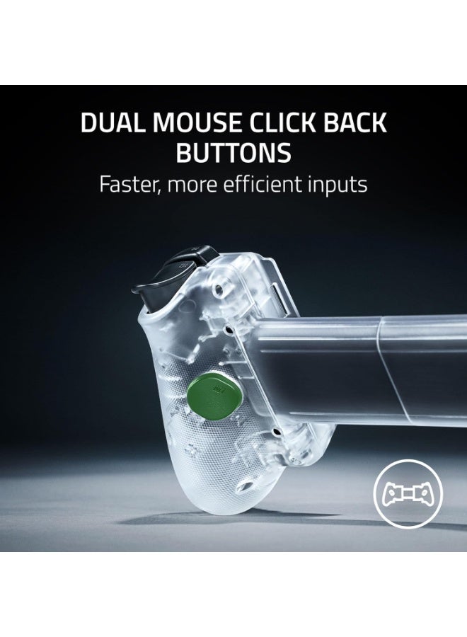 Razer Kishi V3 Gaming Controller for iPhone 15 & 16, Android: Full Sized TMR Thumbsticks, Dual Back Buttons, Fits Most Phone Cases, Wired & Remote Play for PC - Phantom White Edition I RZ06-03550200-R3M1 - Image 3