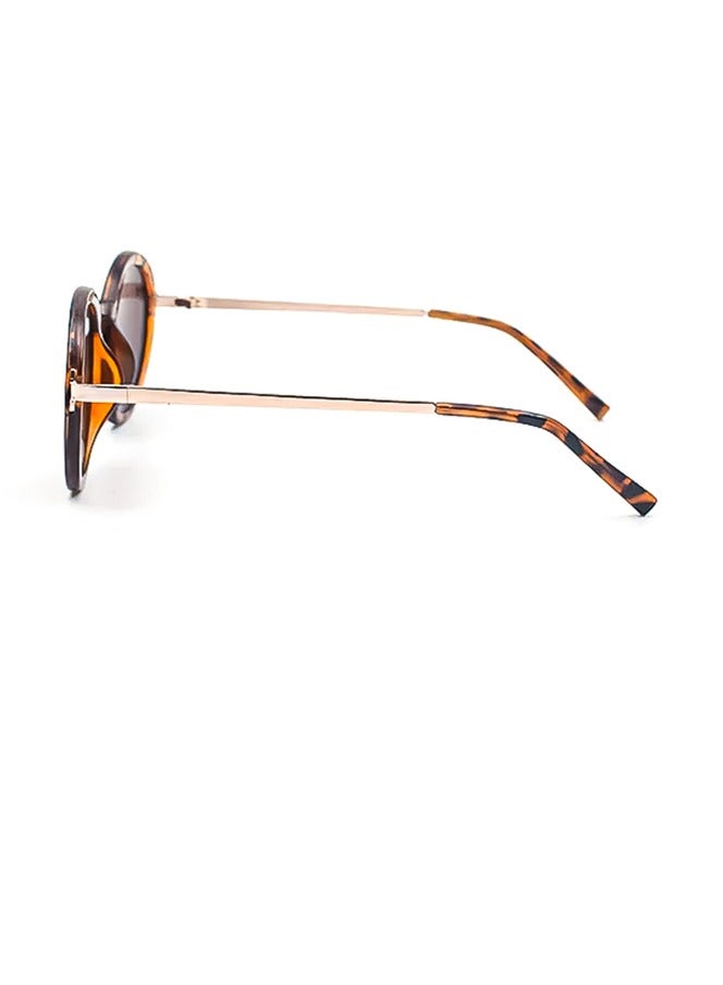 نظارات شمسية نسائية  عدسات متدرجة باللون بني - Image 2