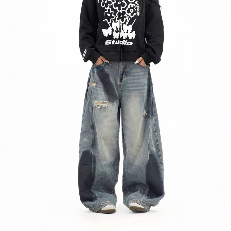 Unisex Casual Daily Denim Jeans - Image 1