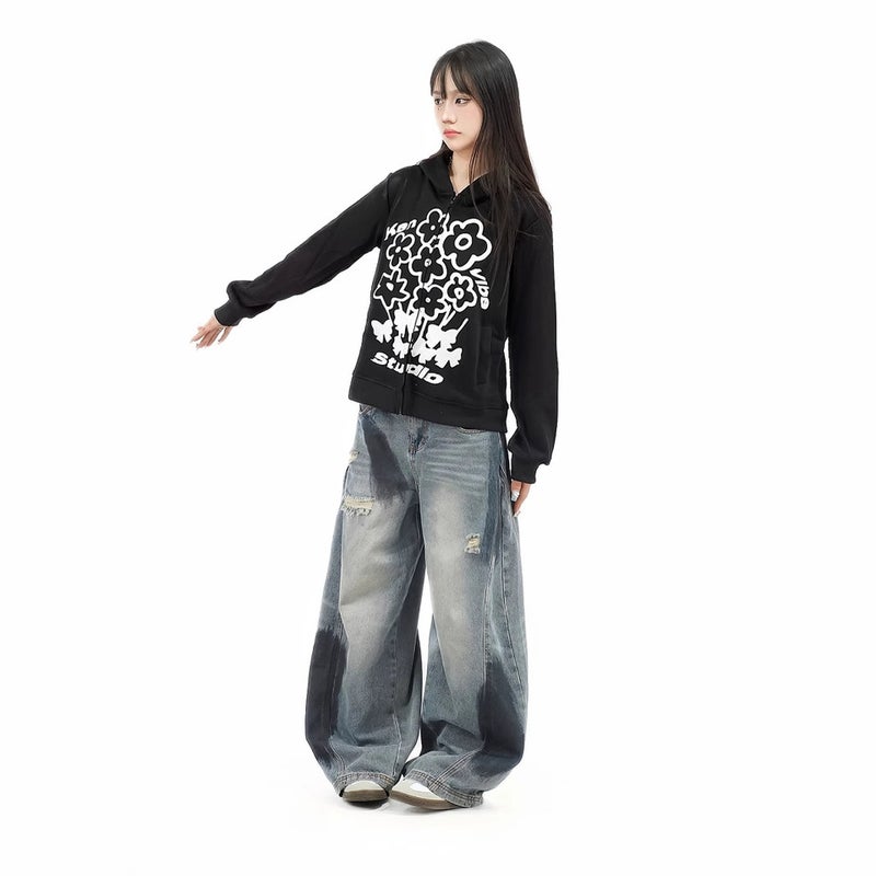 Unisex Casual Daily Denim Jeans - Image 5