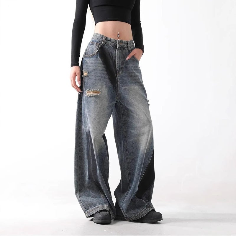 Unisex Casual Daily Denim Jeans - Image 3