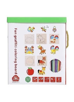 Generic Fun graffiti coloring board game 