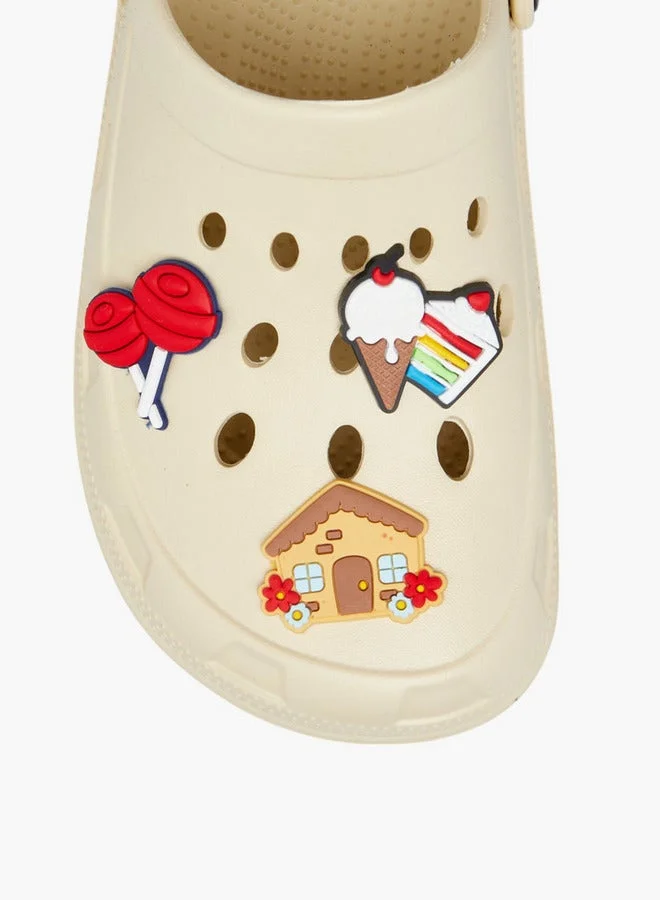 Flora Bella By Shoexpress Candy Accent Clogs with Backstrap