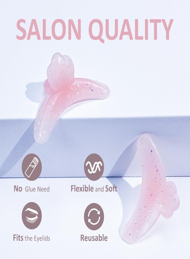 PERMANIA Lash Revise Pad, Eyelash Fix Shields Reusable Lash Separator Palette Silicone Plate Lash Lift Tool (Pink) - Image 5