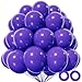 KAWKALSH Purple Latex Party Balloons 110 Pack 12 inch Round Helium Balloons for Wedding Graduation Halloween Birthday Party Backdrop Decorations - Image 2
