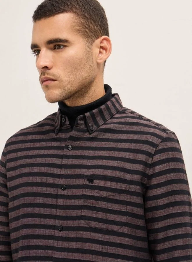 THE BEAR HOUSE  Men's Shirt for Casual and Formal Wear | Classic Button-Down Style for Office, Daily Use, Travel, Events & All-Season Outfits | Versatile & Stylish Wardrobe Essential for Every Occasion for Men | Best Price UAE