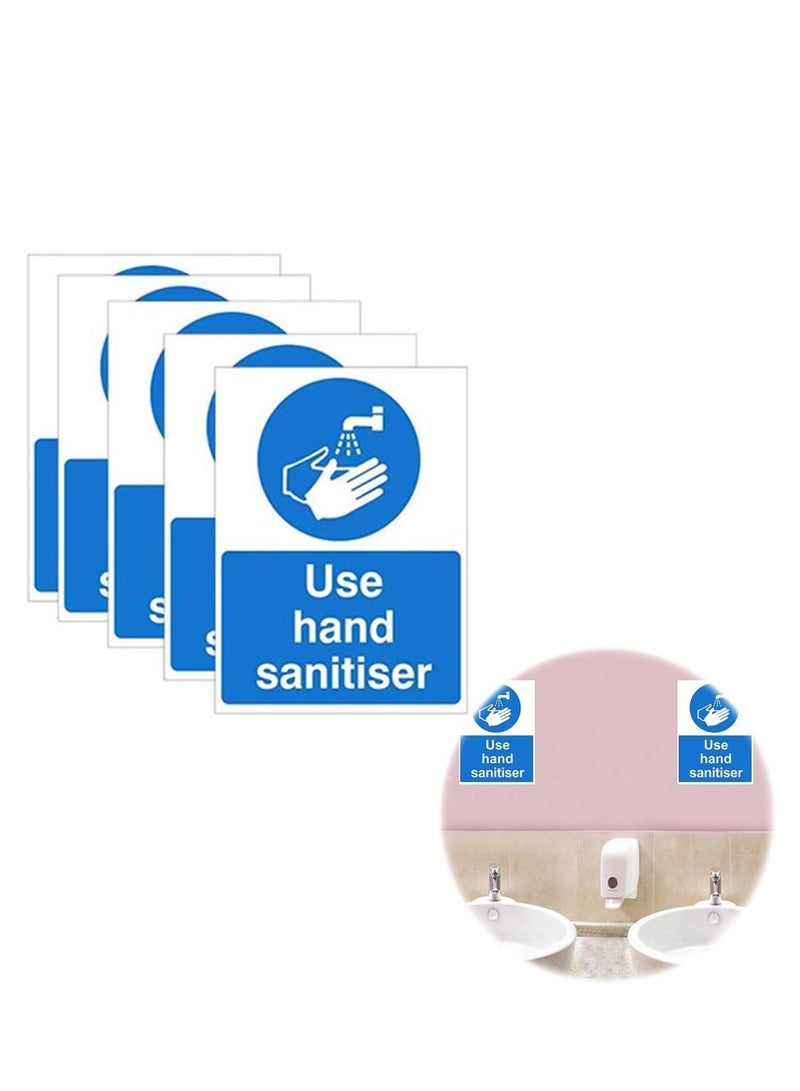 Y&D Please Wash Your Hands Sign A5 150mm x 200mm Self Adhesive Vinyl Sticker The Clearest your Safety - Image 1