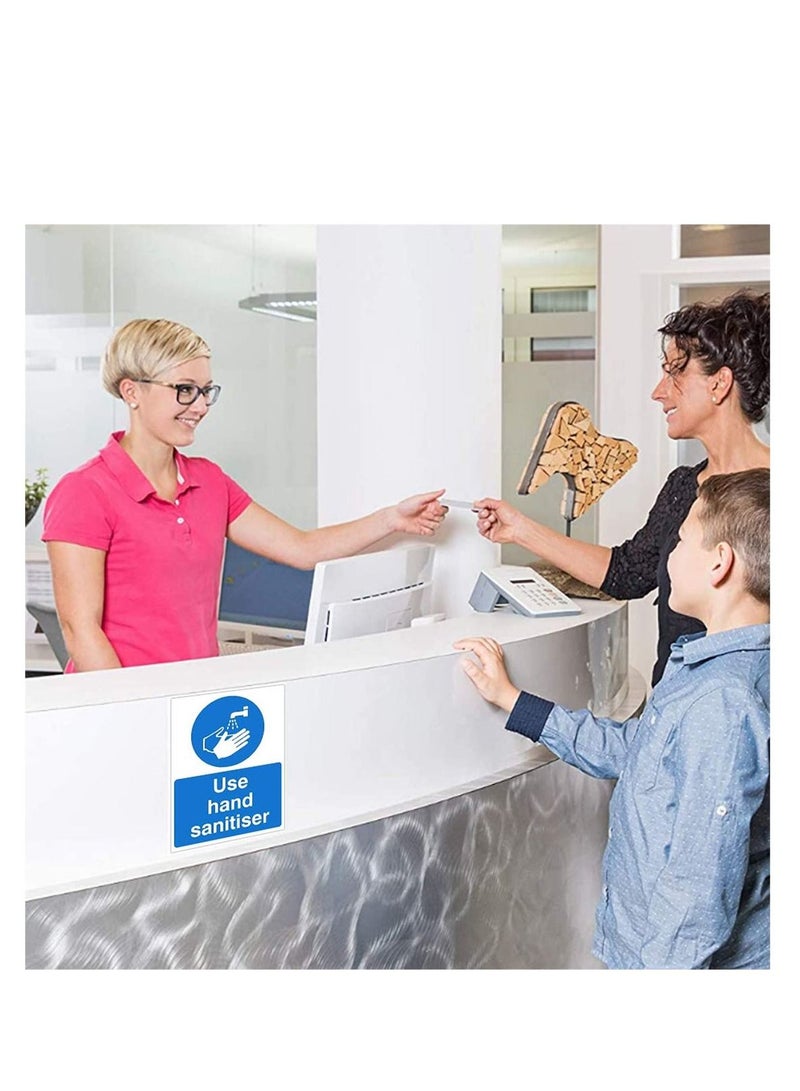 Y&D Please Wash Your Hands Sign A5 150mm x 200mm Self Adhesive Vinyl Sticker The Clearest your Safety - Image 5
