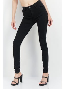 LEE Women Regular Fit Washed Denim Jean, Black  - Image 1
