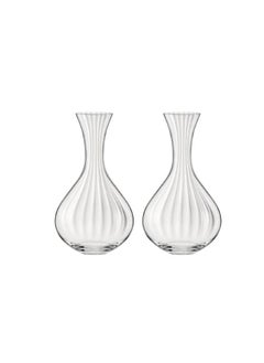Crystalex Crystalex Wine Decanter Waterfall 1500ml, Crystalline (Pack of 2) 