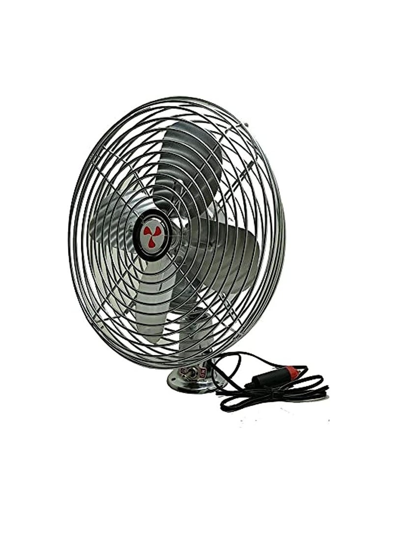 8-inch 12-volt stainless steel circular car fan assembly 1503