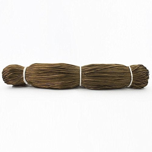 Embroiderymaterial Badla Threads for Embroidery, Jewellery and Craft Making(1MM, 200 Metre, Dark Gold Color) - Image 5