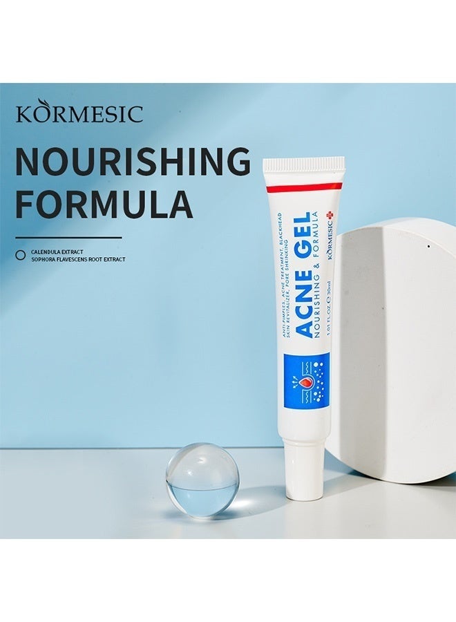 Kormesic Acne Gel 30ml Acne Spot Treatment gel Pimple Cream for Acne Prone Skin Care for All Skin Types - Image 2