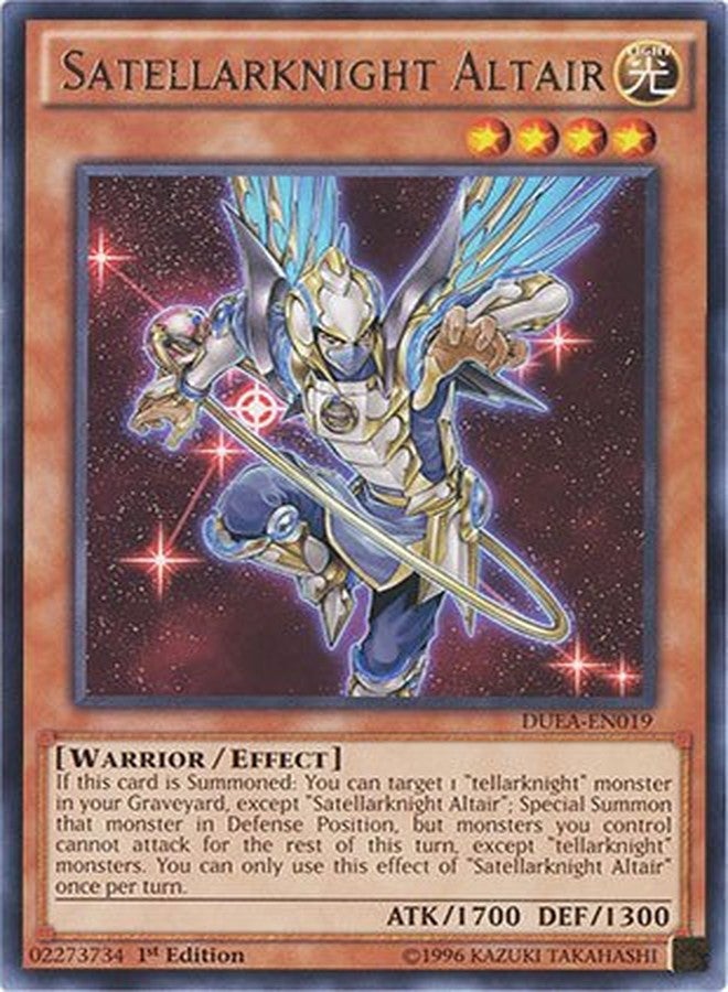 YU-GI-OH! - Satellarknight Altair (DUEA-EN019) - Duelist Alliance - Unlimited Edition - Rare - Image 1