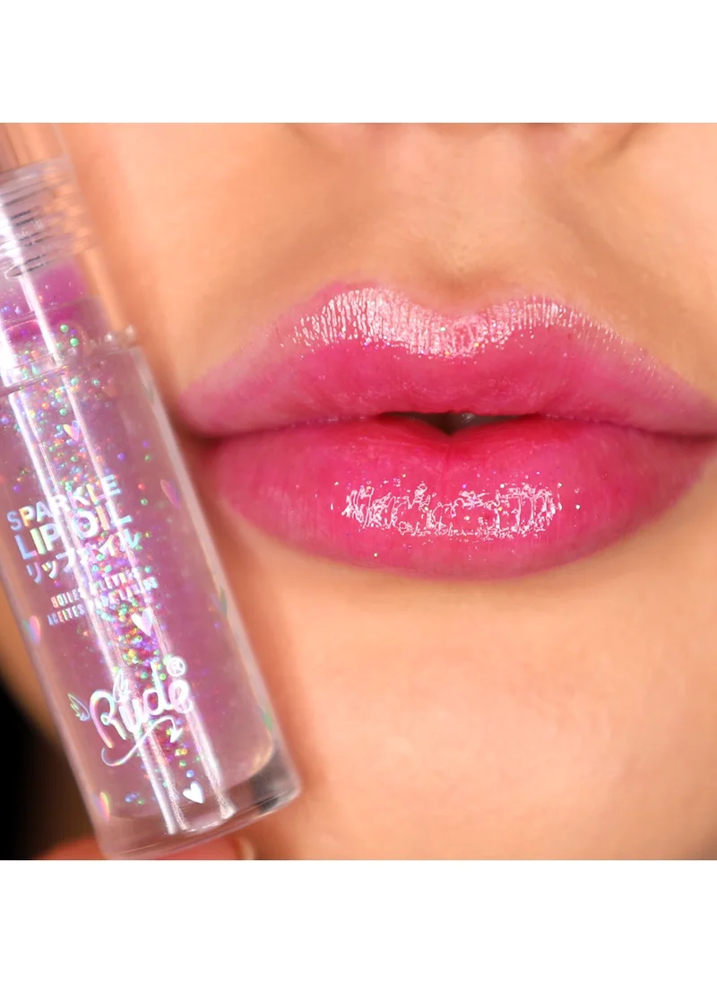Rude Manga Collection Manga Sparkle Lip Oil - Mint