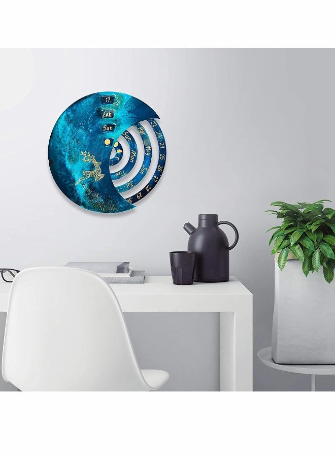 Generic Moon Calendar Mold, Silicone Resin Mold, Moon Phase Calendar Suitable For Resin Casting, Diy Resin Crafts, Home Office Wall Decoration (3 Pieces)【Moon Perpetual Calendar Resin Mold】 -Moon Perpetual Ca  - Image 3