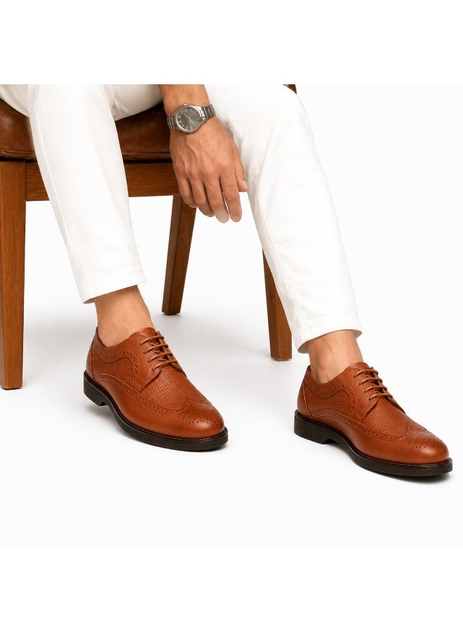 Men's classic formal lace-up shoe with a comfortable, cushioned insole and slip-resistant sole. - Image 1