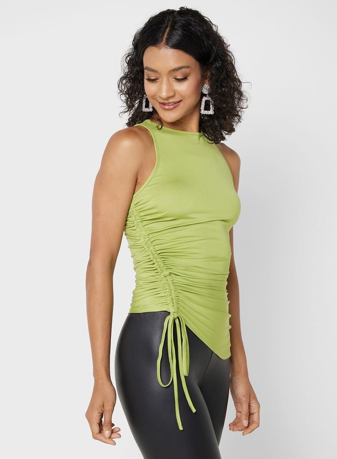 Ginger Ruched Tie Up Vest - Image 1