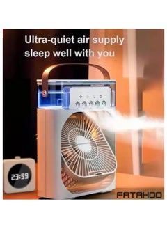 Generic Portable Air Conditioner, Air Conditioner, Cooling Fan with Ice Tray,900ML Evaporative Personal Air Cooler Fan with 5 Mist, 7 Night Light, 8H Timer, Small Air Conditioner for Bedroom Office  - Image 1