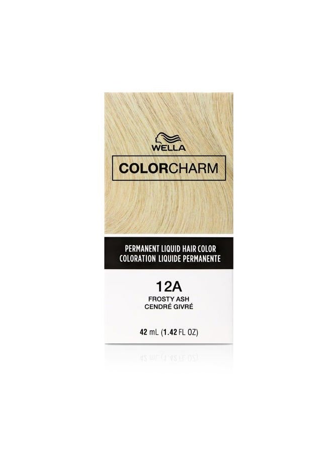 WELLA Color Charm COLORCHARM Permanent Liquid Hair Color for Gray Coverage| 12A Frosty Ash Blonde| 1.4 Fl Oz - Image 1