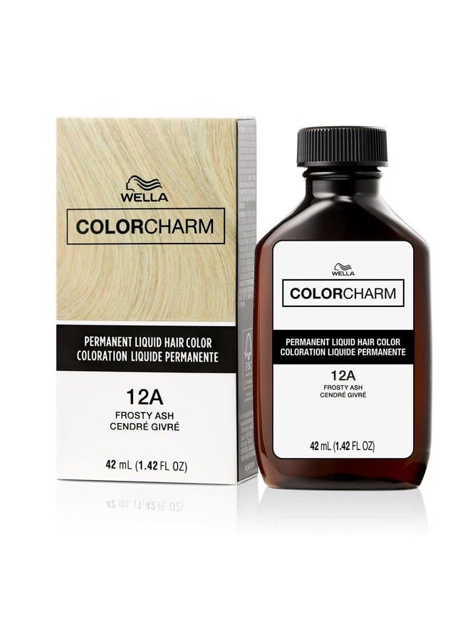 WELLA Color Charm COLORCHARM Permanent Liquid Hair Color for Gray Coverage| 12A Frosty Ash Blonde| 1.4 Fl Oz - Image 2
