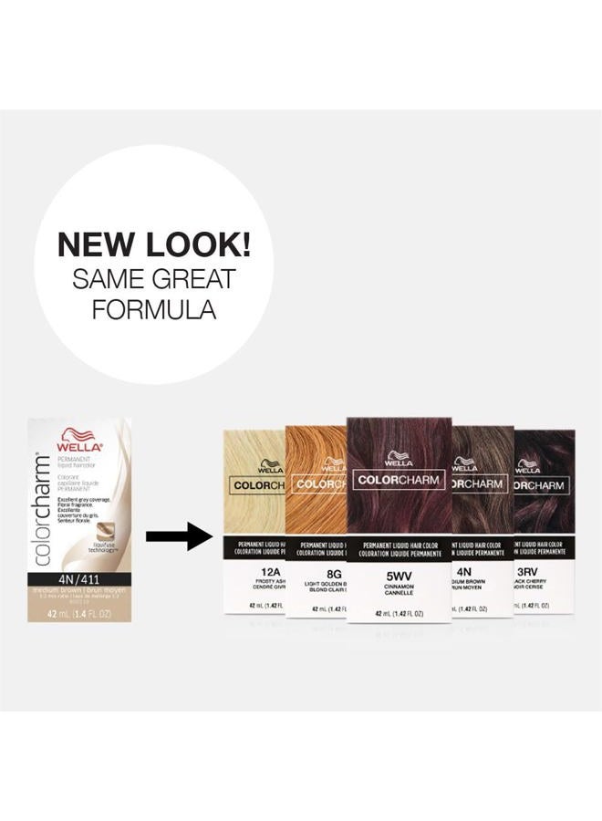 WELLA Color Charm COLORCHARM Permanent Liquid Hair Color for Gray Coverage| 12A Frosty Ash Blonde| 1.4 Fl Oz - Image 5