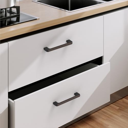 9BUILD 10 Pack Oil Rubbed Bronze Cabinet Pulls 375 Inch Handles for Cabinets and Drawers Kitchen Hardware - Image 3