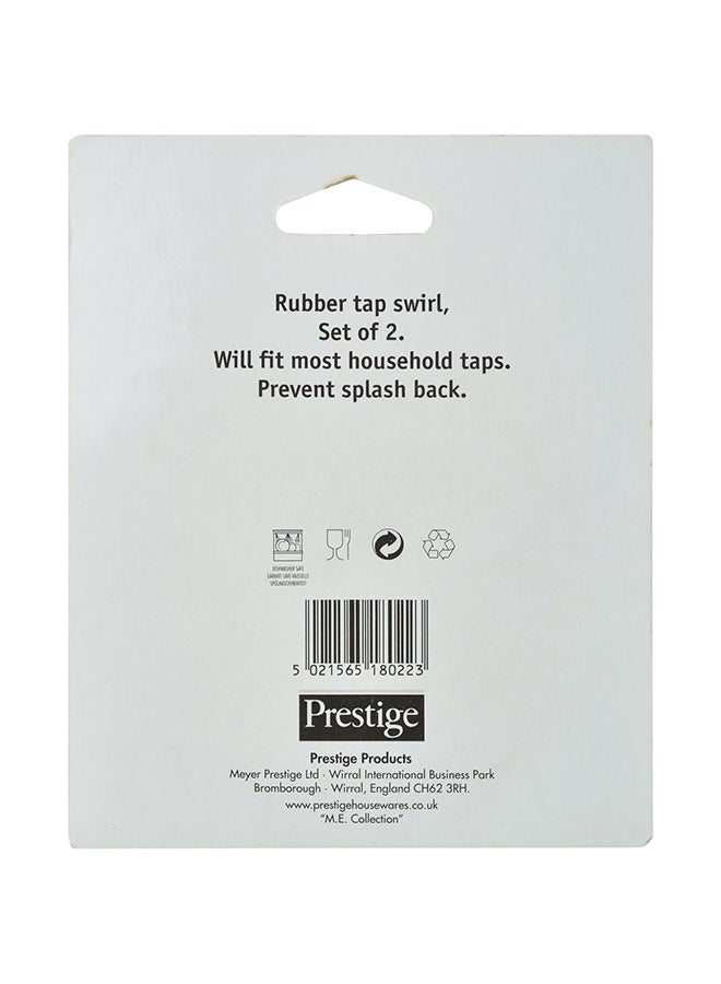 Prestige 2-Piece Rubber Swirls Set White - Image 5