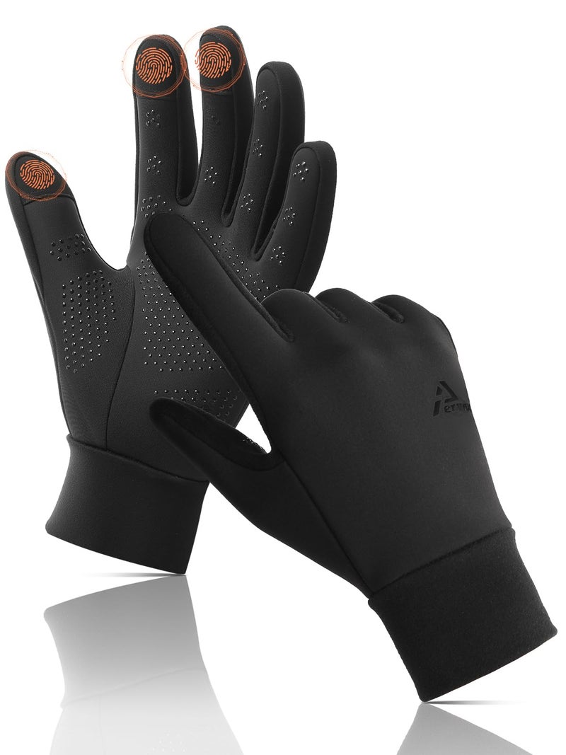 Aerynx Winter Gloves Women Men Cold Weather Thermal Warm Touch Screen 3-Layers Liner Glove, Windproof for Running, Cycling, Biking, Hiking, Driving, Walking, Typing, Sports Shooting, Gaming X2 - Image 1