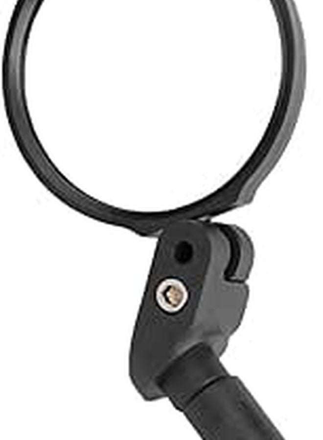 Adjustable Mountain Bike Handlebar Mirror Convex Lens Black For 16 22mm Grip Cycling Safety - Image 1