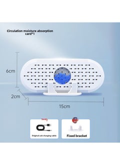 Generic Electronic Moisture Absorption Card Desiccant Camera Lens Dehumidifier Moisture-proof Card Box Photographic Equipment SLR Accessories Dryer-Color:Medium★White + Electronic Moisture Absorption Card (wet Thermometer Included)  - Image 3