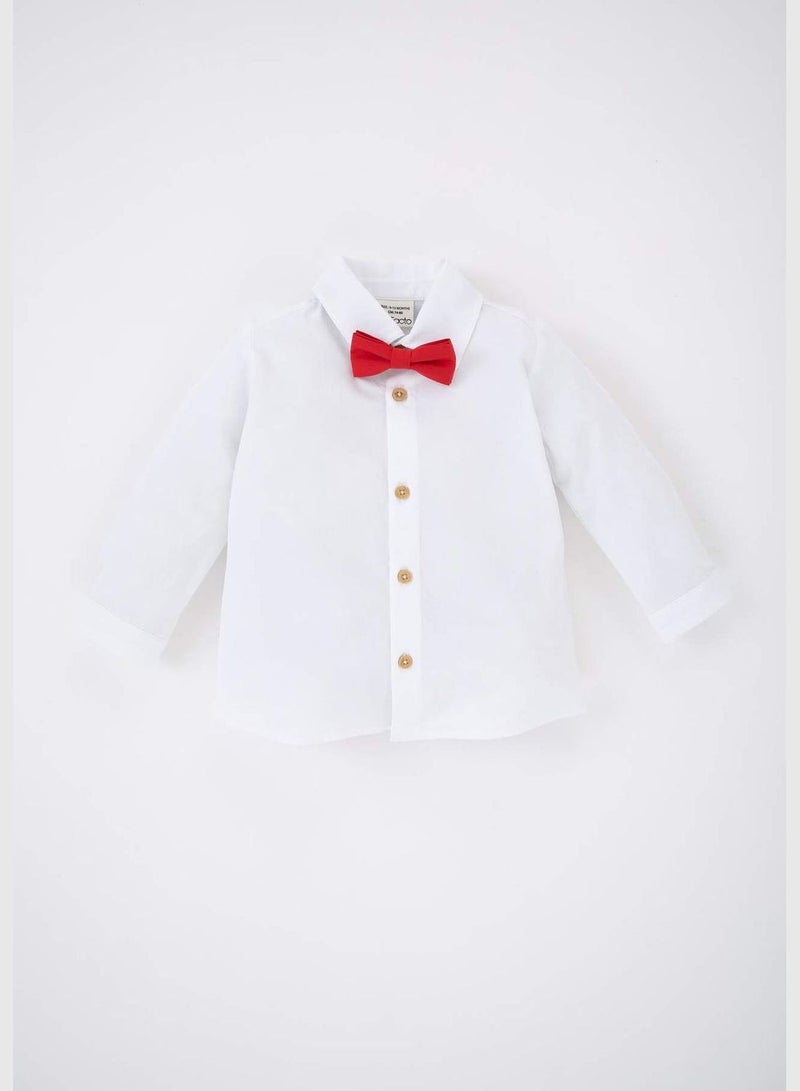 DeFacto 2 Pack BabyBoy Woven Long Sleeve Shirt - Image 2