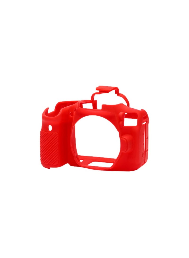 إيزي كوفر easyCover Silicone Protection Cover for Canon 90D (Red) - Image 3