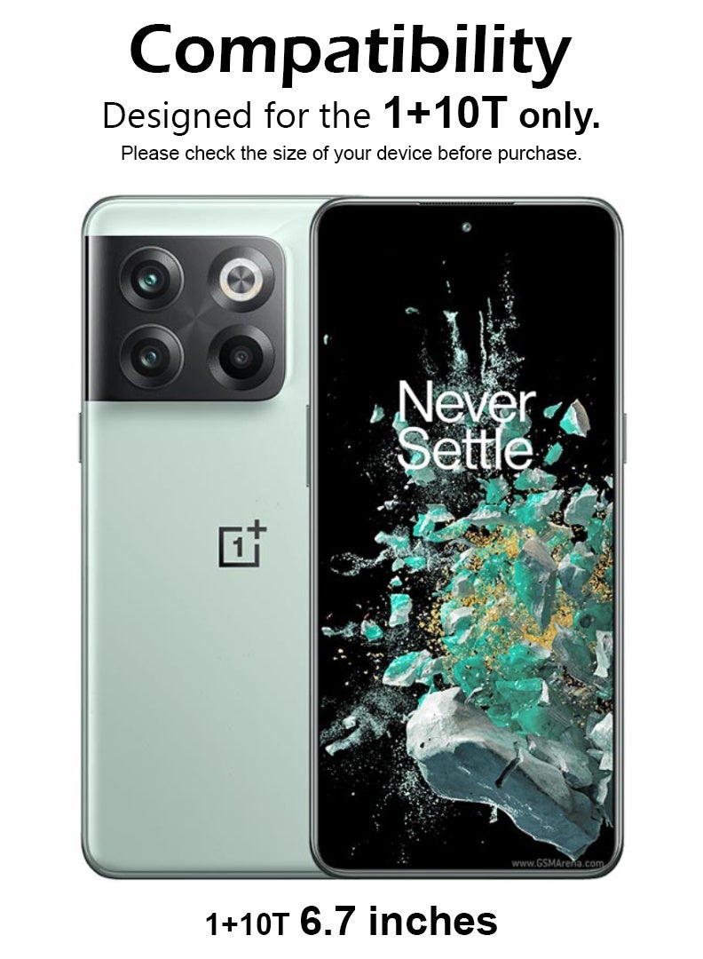 DUSALA Screen Protector For OnePlus 10T  9H Hardness Tempered Glass Film, Bubble Free Easy Installation, Full Coverage, Anti Scratch And Touch Sensitive - Image 2